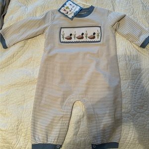 Duck smocked outfit